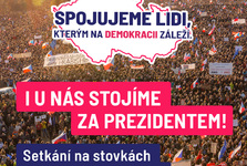 V Brandýse proběhne shromáždění na podporu demokratických hodnot a prezidenta České republiky